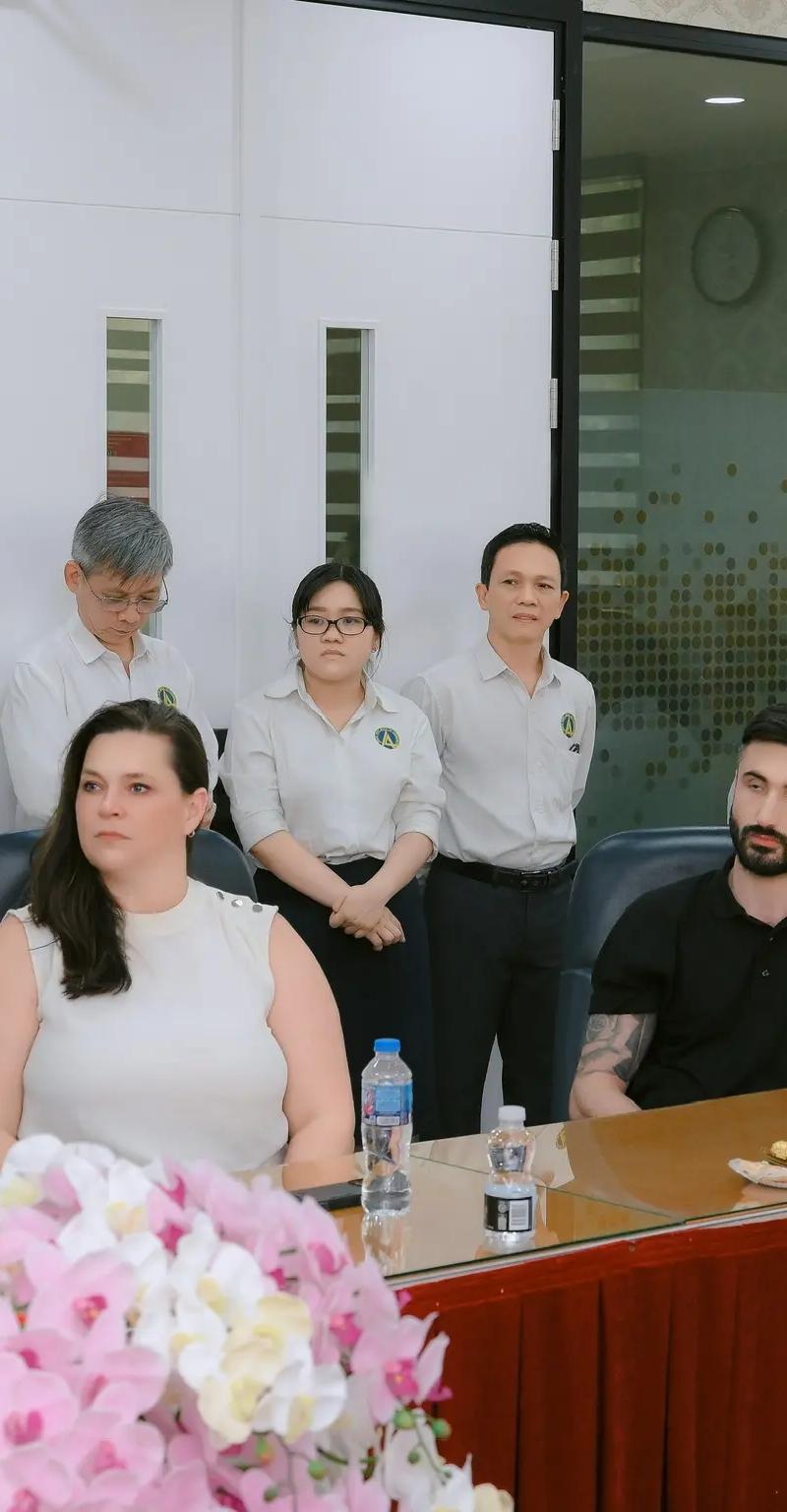 OPH polo at a business meeting in Saigon